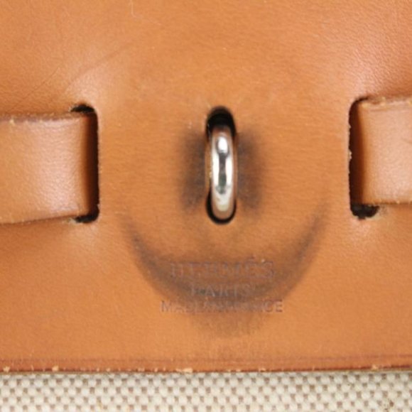 Hermès Beige x Brown Sac a Dos Herbag Backpack 2-in-1 60h429s - Picture 6 of 12